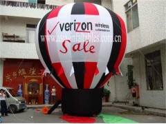 Excellent Rooftop Balloon with Banners for Sales Promotions