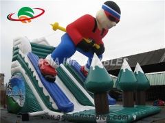 Inflatable Superman Dry Slide