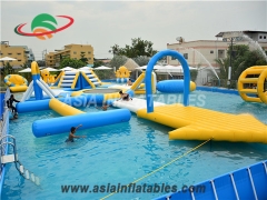 Funny Inflatable Water Aqua Run Challenge Aqua Park