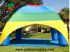 Top-selling Multicolor Inflatable Tent Protable Inflatable Car Shelter Sun Shelter Four Legs Spider Tent Event Tent