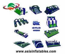 Fantastic Fun Outdoor Inflatable 5K meters adult obstacles giant inflatable obstacle course