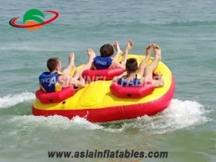 Hot sell Customized 3 Person Inflatable Water Sports Jet Ski Towable Ski Boat Tube