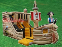 The Captain and Inflatable Pirate Ship
