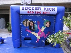 Kick soccer game kick
