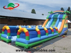 Palm Tree Dual Lane Inflatable Slide