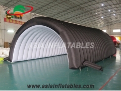 Inflatable tunnel tent