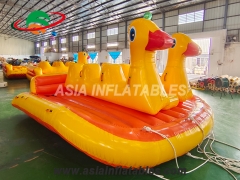 0.9mm pvc tarpaulin inflatable tiub terbang menaiki permainan air kembung atas jualan