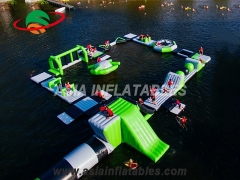 Disesuaikan Terapung Taman Air Kembung Aqua Taman permainan untuk Laut bergaya