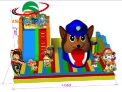 Hot Sale PAW Patrol Theme Playzone Untuk Semua Peminat PAW Patro pengeluar