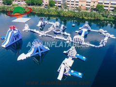 Permainan Dewasa Sukan Aqua Water Fun Park, Taman Akua Terapung Kembung untuk Tasik bergaya