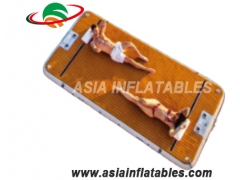Custom Drop Stitch Inflatables, Leisure Floating Dock Inflatable Floating Mat Platform with Wholesale Price